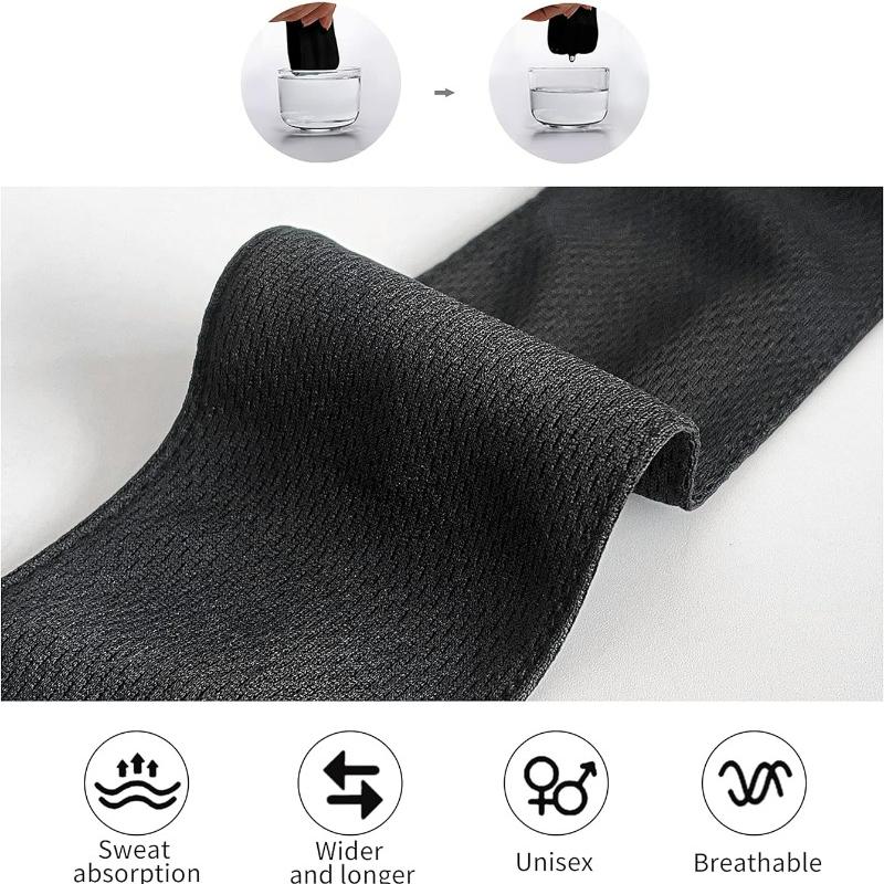 Solid Tennis Sports Headband Basketball Yoga Sweat-absorbing Cool Sturdy Knotted Hair Band Outdoor Multicolored Soft Sweatband