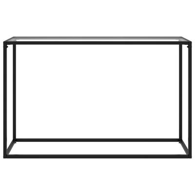 Console Table Transparent 120 X 35 X 75 Cm Tempered Glass