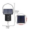 Solar Energy Operated Motor Light Wind Spinner Motor Hanging Rotating Motor for Indoor Outdoor Garden Lawn Entryway