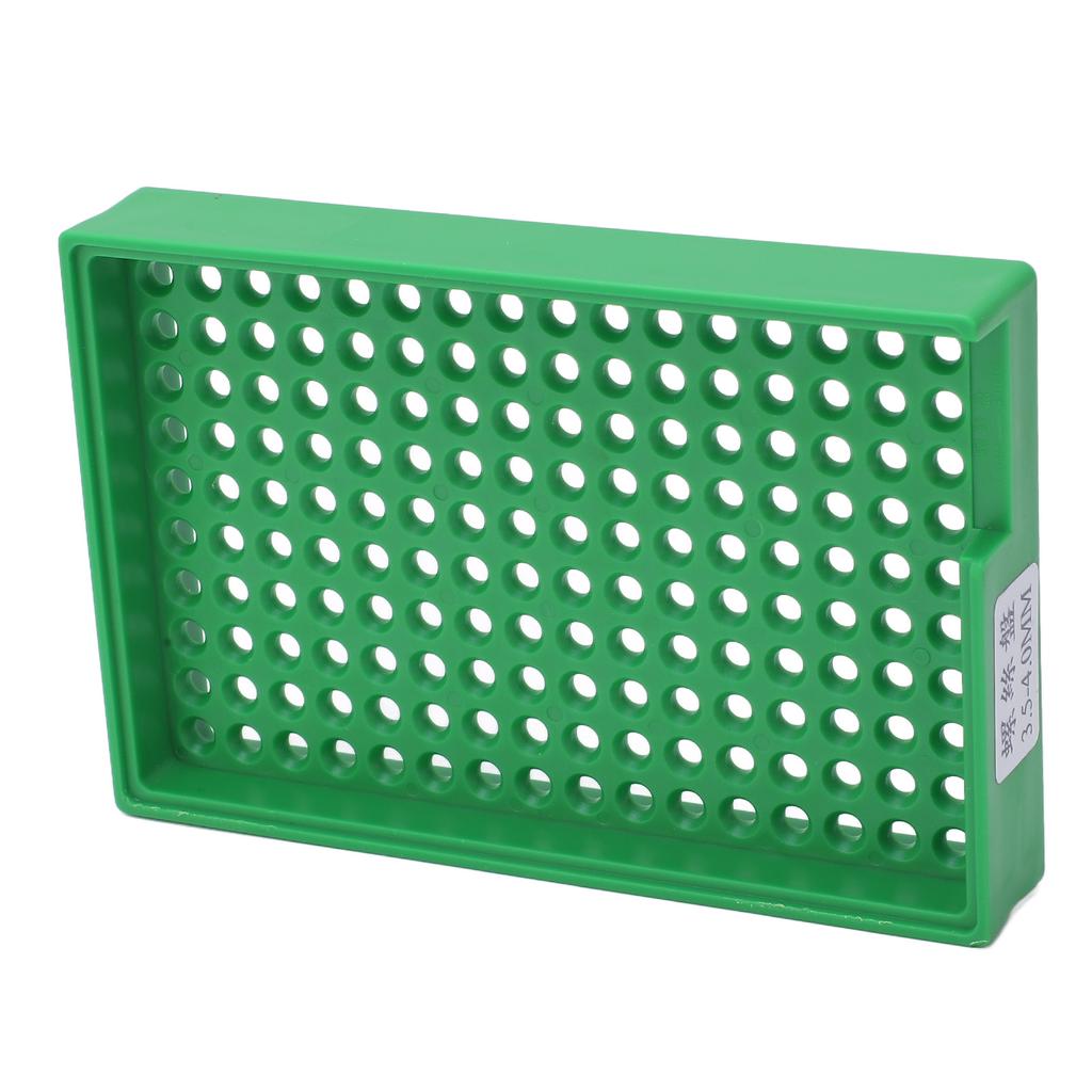 Bandeja para Tornillos PP Soporte de Almacenamiento Ranurado 3,5-4,0 mm 160 Agujeros Organizador Antiestático para el Trabajo