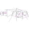 Family Tent Green 500 x 400 x 230 cm Polyester and Steel