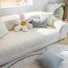 All-Season Non-Slip Pure Cotton Sofa Cushion - Solid Color, Japanese & Korean Design (2024 Model)