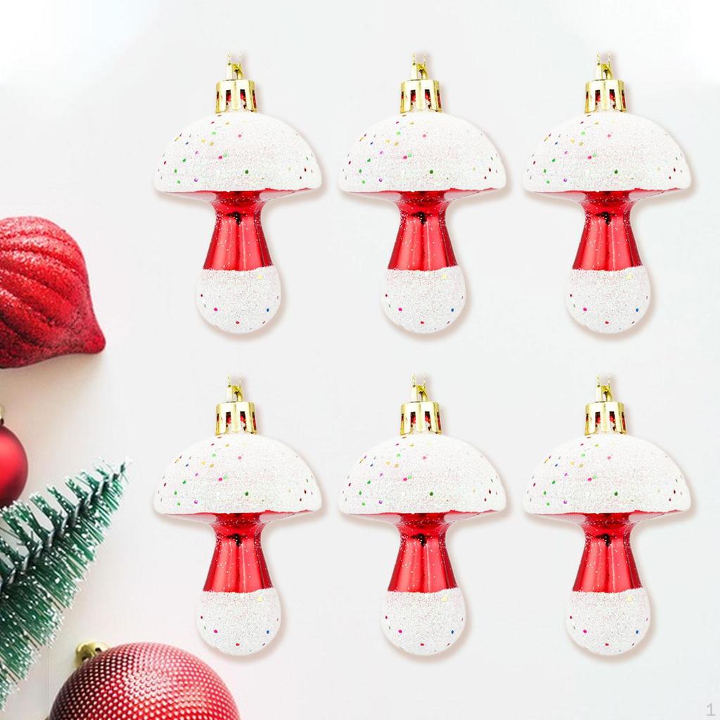 6 ks Vánoční závěsné ozdoby Sváteční dekorace Ideální dárky Kreativní dekorace na vánoční stromeček na dveře