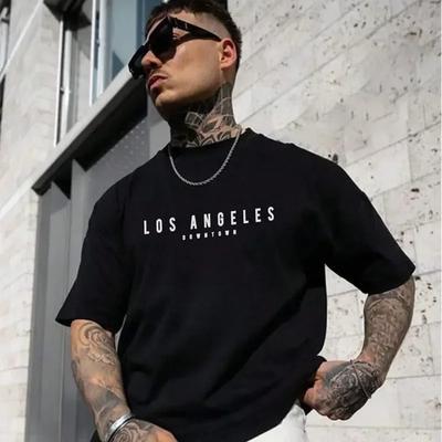 Modny Męski T-shirt z Krótkim Rękawem Luksusowej Marki Bawełniany T-shirt Casualowy Damski T-shirt Top Lato Koszula Oversize Męski T-shirt Odzież