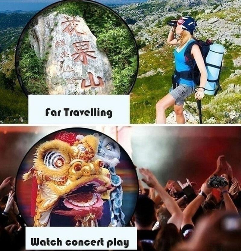 Binoculars Telescope With Night Vision Binocular For Camping Tools