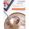Pot Spoon, Skimmer Spoon, 304 Stainless Steel Spoon, Sandblasted, Thickened, Extended, with Hanging Hole, Household Soup Spoon, Commercial Soup Spoon