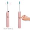 Electric Sonic Toothbrush Vibration Soft Hair Waterproof Adult Automatic Toothbrush Rose
