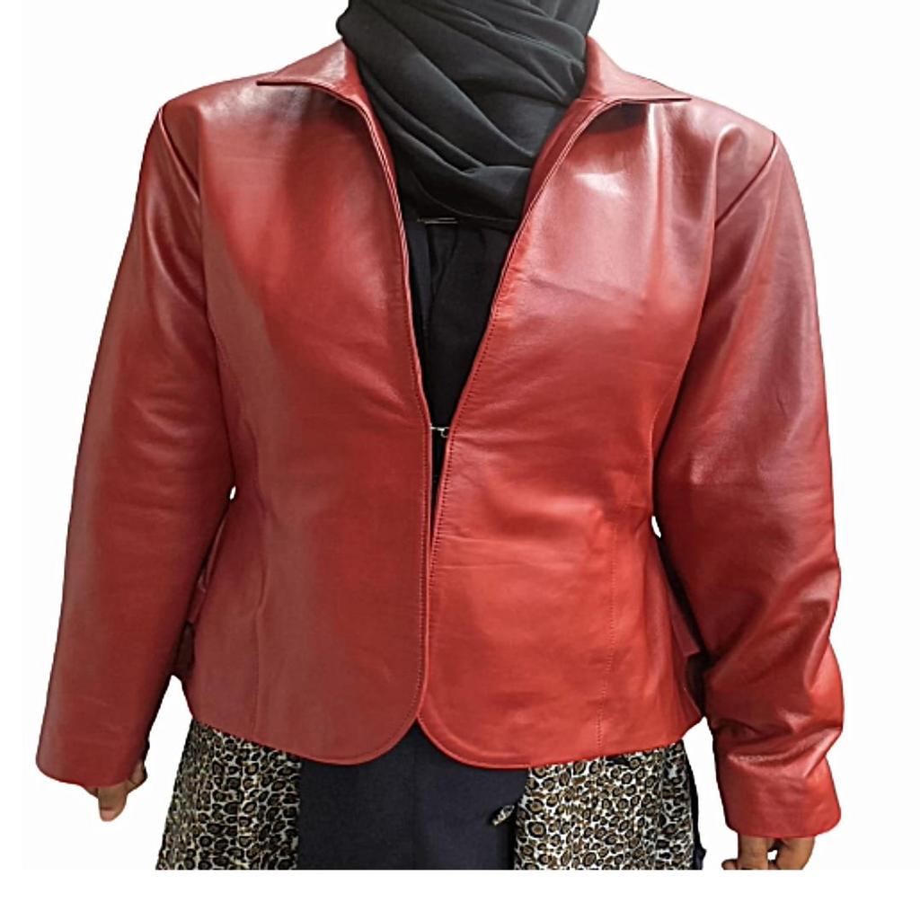 Women's Real Lambskin Leather Cout,Premium Leather,Designer Flare Cout,Stylish Leather, Coat Jacket, for Girls ,Business Meeting Cout,Valentine's Gift