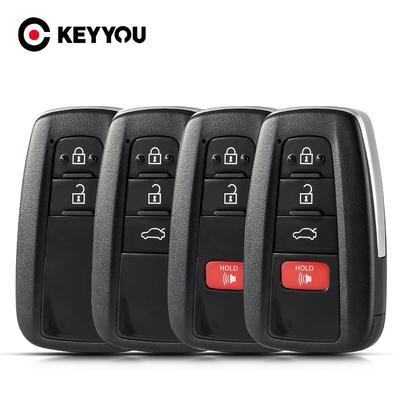 Για Toyota Prius Camry Rav4 C-Hr Θήκη Κλειδιού Αυτοκινήτου 2/3/4 Κουμπιά Κάλυμμα Θήκη Κλειδοθήκη Ένθετο Κλειδί
