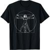 Famous Painting of Leonardo Da Vinci Vitruvian Human Biology T-Shirt