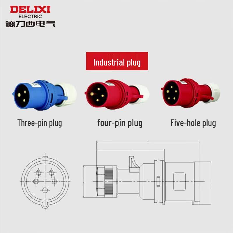 DELIXI DEP2-013 Industrial Plug Connector
