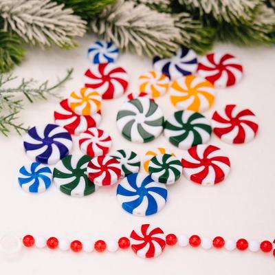 Ornements de Noël sucette colorée Haobei, Décorations bonbon rouge et blanc pour une ambiance festive