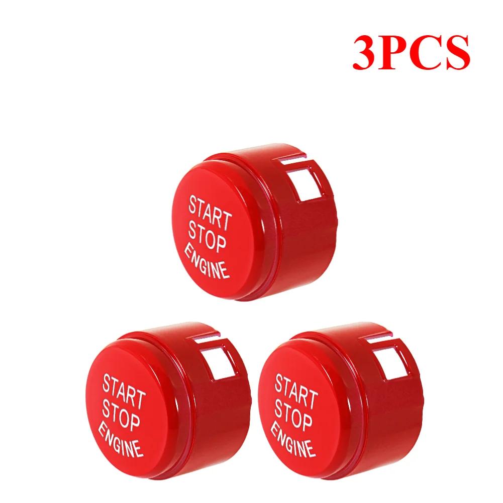 1/2/3PCS Auto Car Start Stop Engine Switch Button Cover for All the BMW F Classis BMW F30 F10 F34 F15 F25 F48 Car