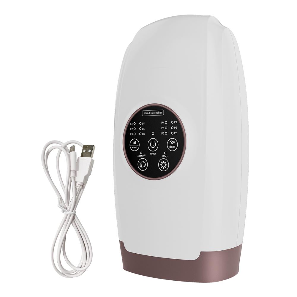 Wireless Electric Hand Massager Shiatsu Hand Massager with Heating   Compression 6 Levels Pressure Point 6 Modes for Hands Arthritis Pain Relief Fin