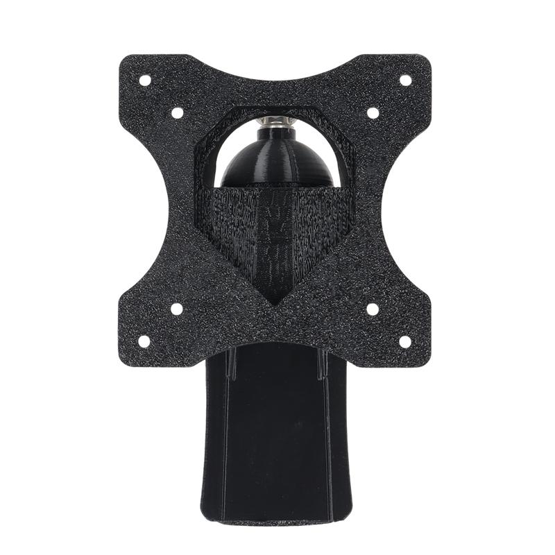 Durable Pivoting Black TV Bracket & Wall Mount Kit With Fixing Screws For Caravan Motorhome Campervan Boat