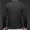 Winter Mock Neck Thick Fleece Knitted Pullovers Men Fashion Smart Casual Warm Sweater Mens Slim Fit Knit Pullover Sweaters