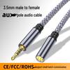 3.5mm Male To Female AUX Audio Extension Cable for Live Streaming, K Song, and Computer Speaker Connection.