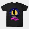 Herren Schwarzes Print-T-Shirt Final Girl No-Cut Transferpapier Druck Baumwoll-T-Shirt