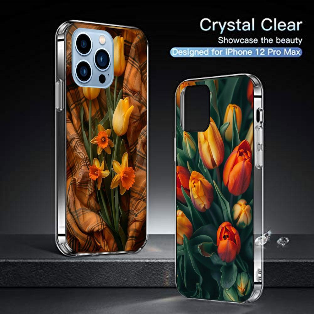 Tulips Are Already In Full Bloom Cases Phone Case For Iphone 17E 16E 17 Air 16 Pro Max 15 Pro 14 Plus 11 13 12 Mini Cover Cases
