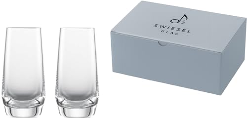 Zwiesel Glass Tumblers, 3 oz., Machine-Made, Pair (m122317), for Pure Liqueurs, Spirits, and White Liquor