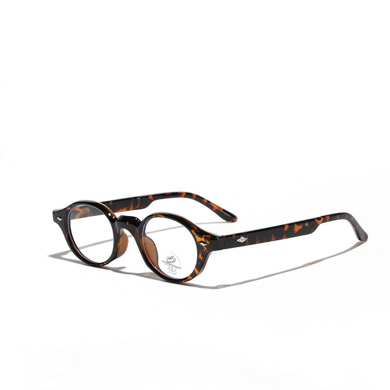 Glasses Men'S Myopia Small Frame Xiaohongshu Ins Trend Flat Mirror Women'S Oval Plain Mirror