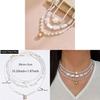 Pearl Shell Multilayer Necklace With Handmade Design For Women