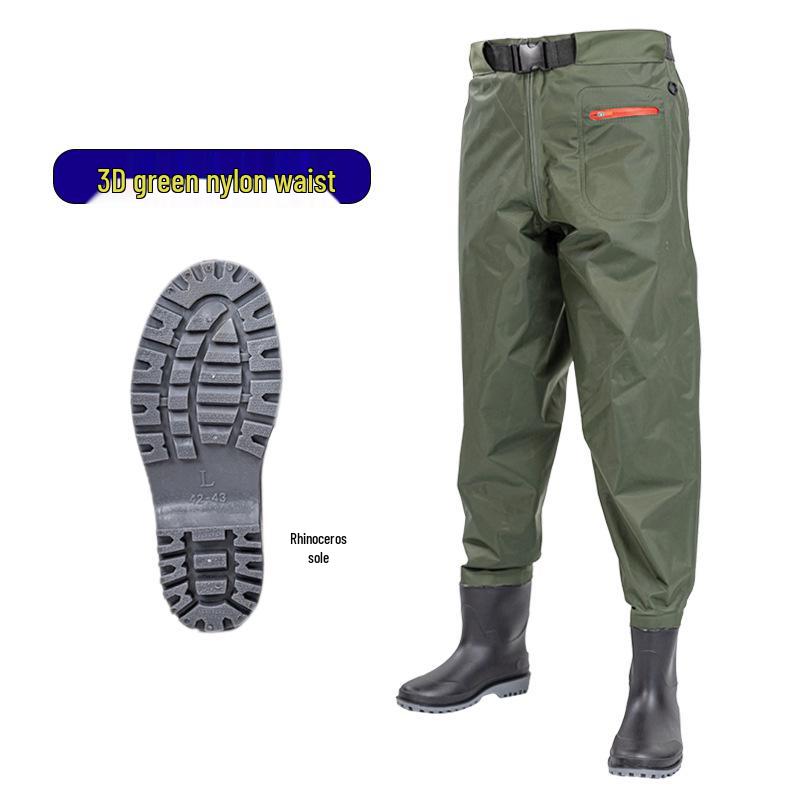 Neuer einteiliger Nylon-Wathose Anzug - Halbkörper-Fischerei-Regenhose