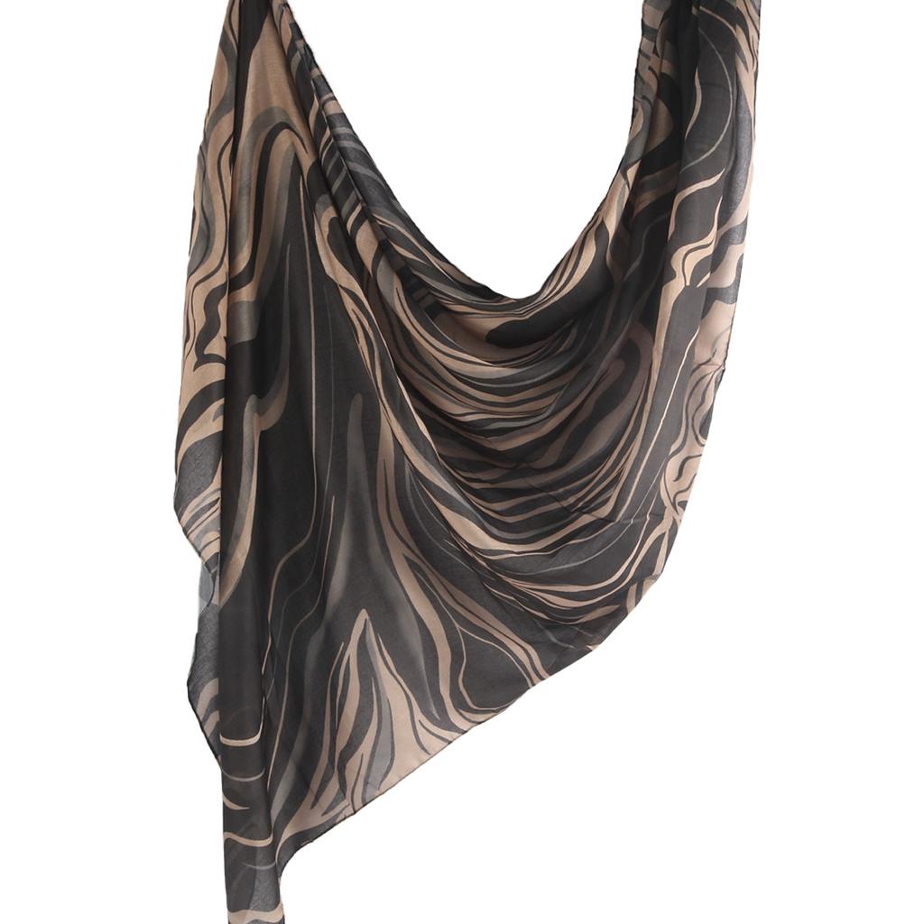Aquarell Blume Viskose Hijab Schal Atmungsaktiv Weich Lang Mode Schals Kopftuch Paisley Muster Muslimische Hijabs Für Frauen