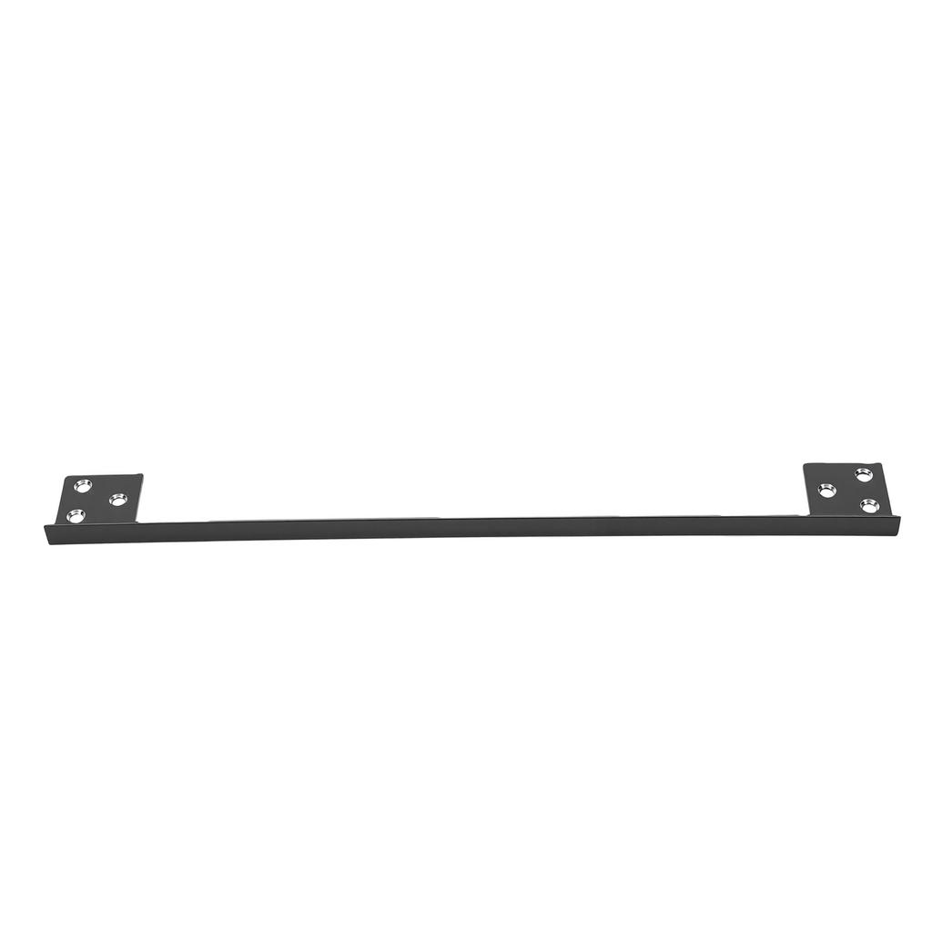L-Shaped Door Plate, 11 Inch Stainless Steel Door Reinforcement Plate, Burglar-Proof for Black Home, 2 Pieces