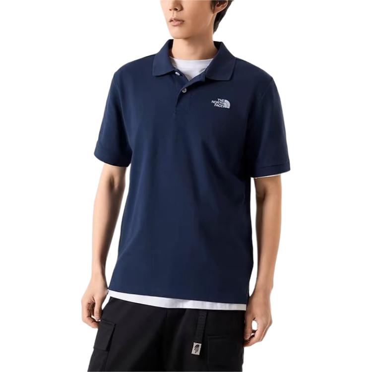 THE NORTH FACE Urban Exploration Polo Shirt Men's Navy Blue NF0A87UX-8K2