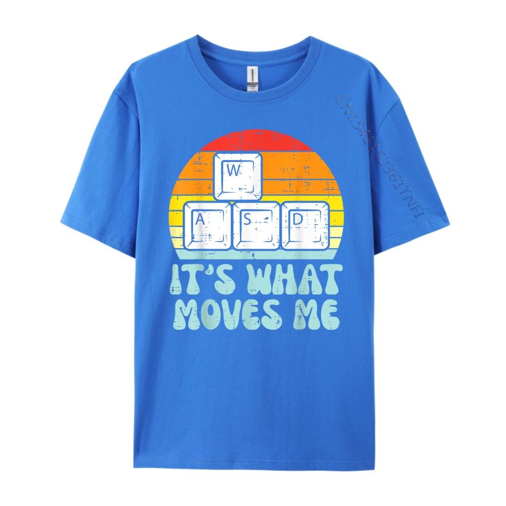 Wasd What Moves Me Pc Gaming Retro Gamer Men Boys Kids Teen Men Clothes Men Clothing Designer Oversized T Shirt