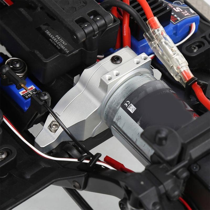 Aluminum Alloy Motor Mount Heat Sink Base Bracket Upgrades Parts for TRX4 T4 1/10 RC Crawler Car Accessories