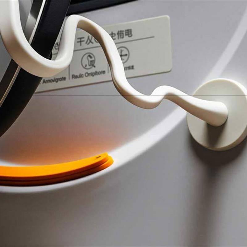 Silicone Washing Machine Door Holder Magnetic Ventilation Bracket for Front Loader Washers Secure Fit Easy Installation