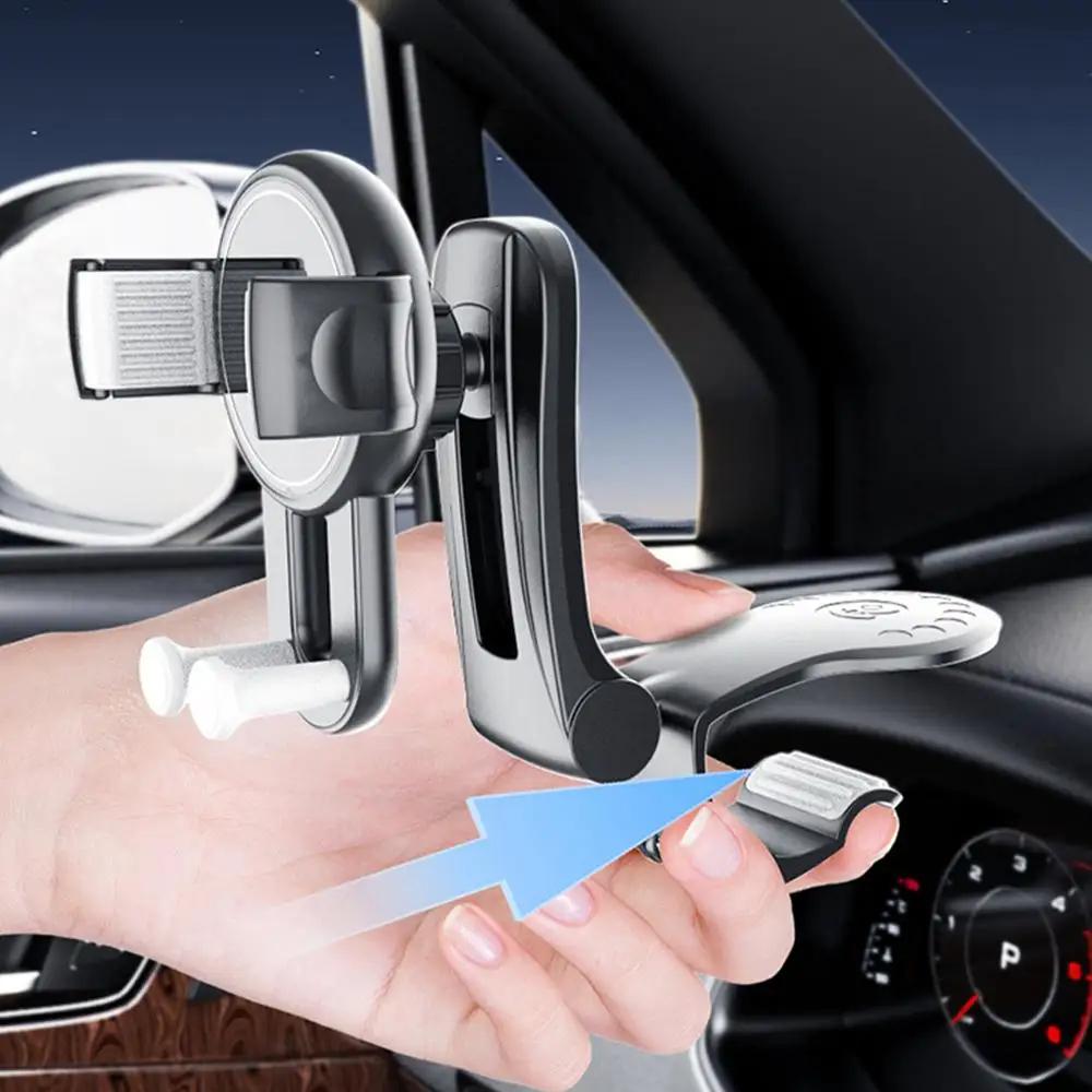 YB25-3 Car Dashboard Phone Mount Holder Adjustable Multi Function ABS Navigation Stand