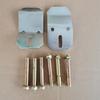 Stainless Steels Urinal Wall Bracket Replacement Urinal Installation Bracket Base Sink Bracket with Screws Enduring