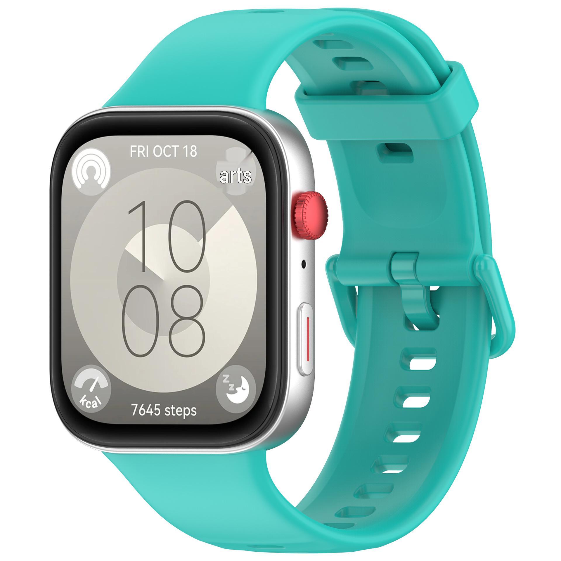 

Совместимый силиконовый ремешок с соответствующей пряжкой для часов Huawei Fit3 - Официальный стиль браслета Official Style Silicone Watch Band