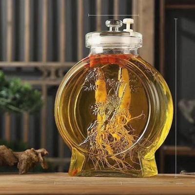 Glass Infusion Jar with Stainless Steel Tap