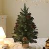 Qingmeng PVC Mixed Desktop Christmas Tree - Available In 45cm, 60cm, and 90cm Sizes