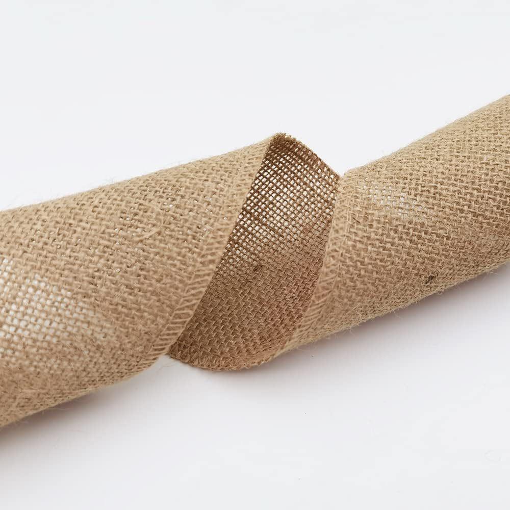 Burlap Roll (1 Roll, 10cm/4 Inch, 10 Meters) – Jute Ribbon for Gift Wrapping, DIY Craft Projects, Wedding & Home Decoration