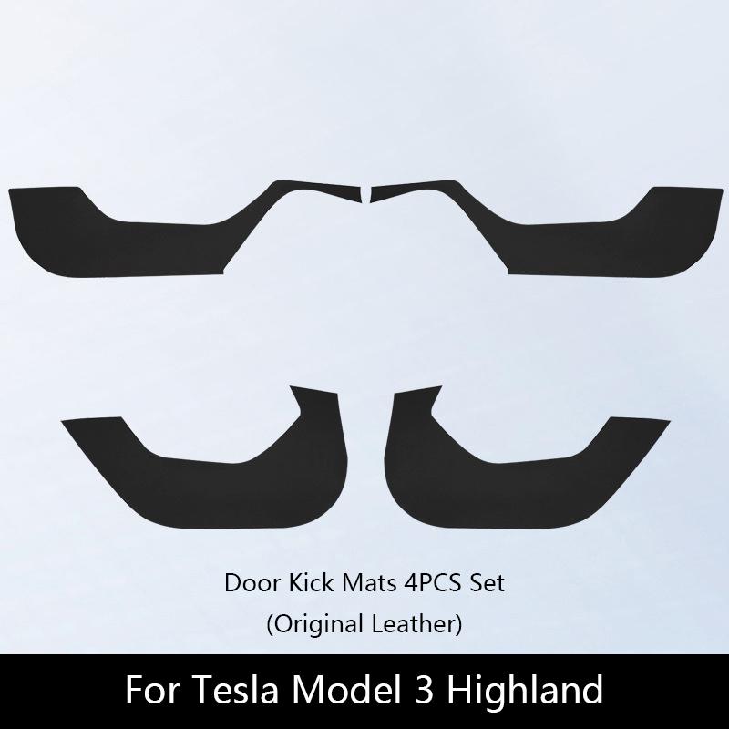 For Tesla Model Y/3 2021-2025 Door Anti-kick Sticker Model Y Juniper Soil-proof Mat Side Door Anti-scratch Protective Stickers