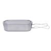 Titanium Bento with Lid & Handle Leak Proof Lunch Box Container Ultralight Outdoor Camping Cookware Ti2081C-83C