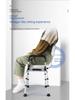 Adjustable Rotatable Shower Chair with Flip-Up Armrests for Elderly, Adults & Pregnant Women
