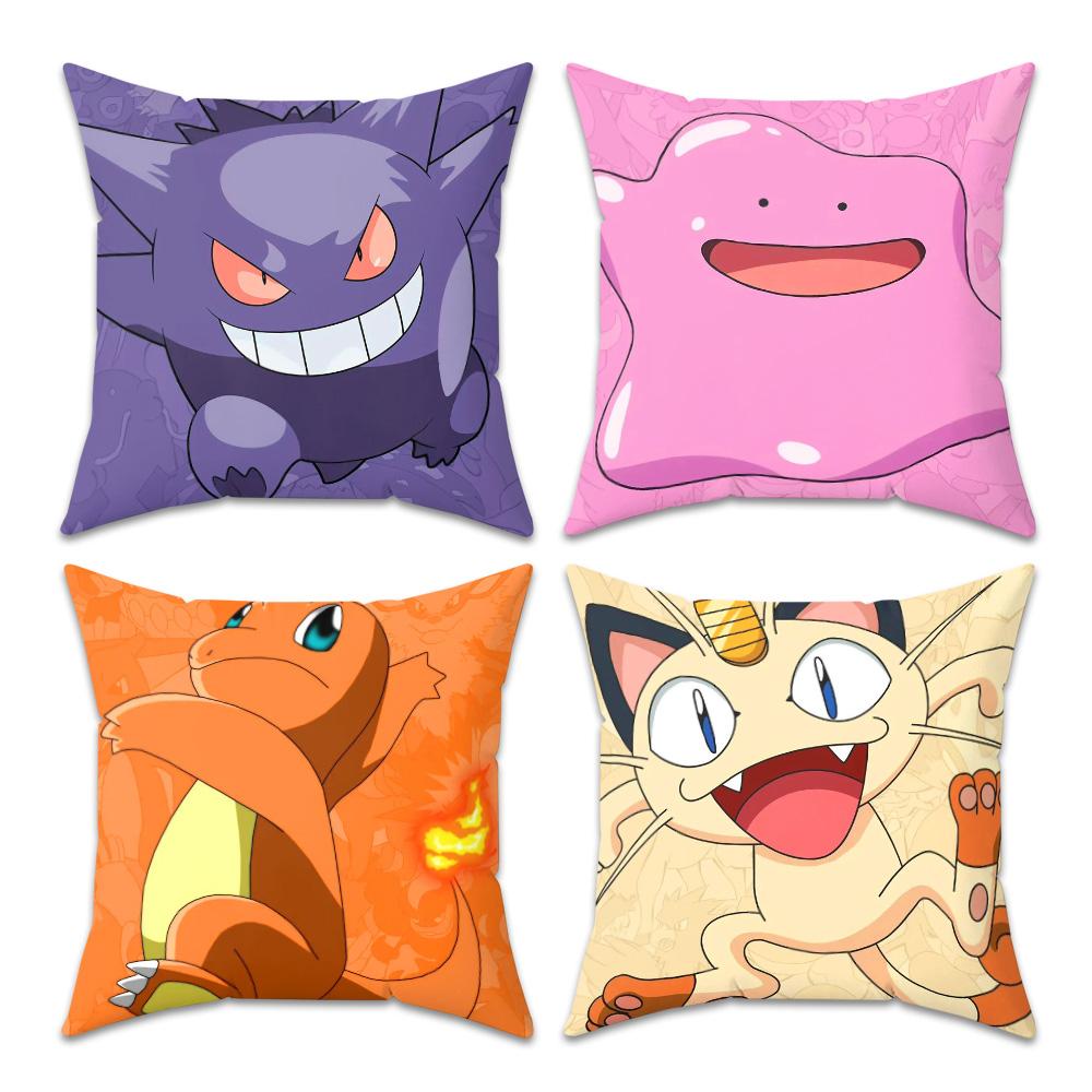 BKMPokemons Pillow Covers Decorative Cushions for Sofas Interior Decoration Home Decorations Personalized Gifts Cushion Cover