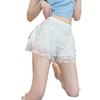 Summer jk skirt anti-light skirt support short skirt sweet can be worn outside lace lace safety pants waist slim leggings