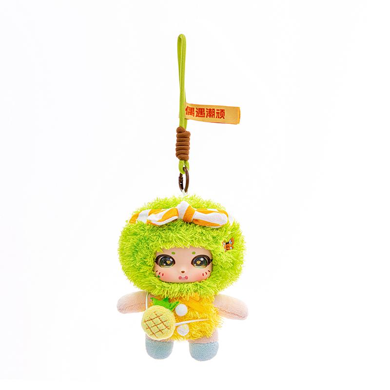 Cute Vacation Doll Vinyl Face Plush Pendant Doll Fishing Trip Camp Soft Stuffed Vinyl Plush Toy Lovely Doll Kids Birthday Gifts
