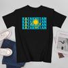Unisex Unisex Kazakhstan Kazakh Flag Tshirt Tees T Shirts WoUnisex Boys 100 Cotton TShirt