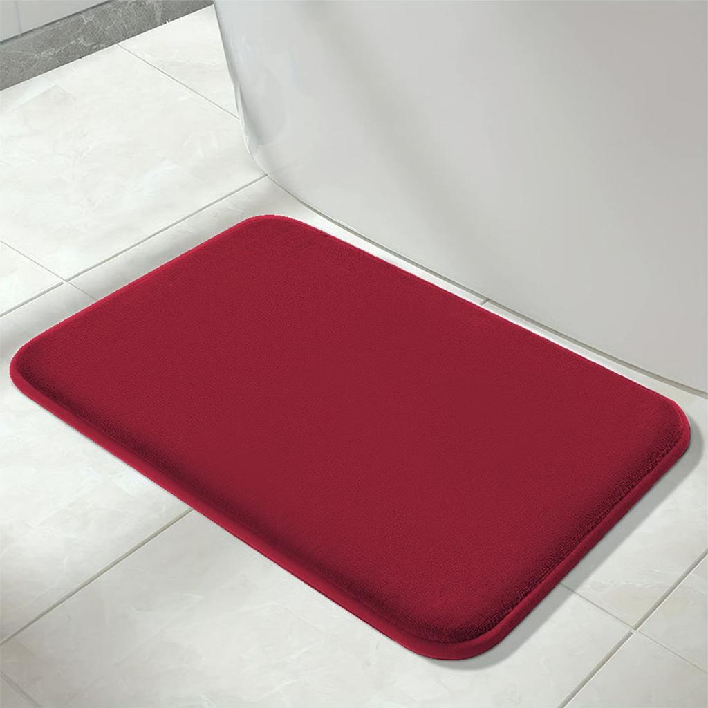 Badematte Bad Sklisikker tepper i servant Badekar Sidegulv Teppe Dusjrom Dørmatte Memory Foam 3D Pad