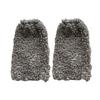 Women Curly Furry Solid Color Leg Warmers Aesthetic Winter Warm Fuzzy Plush Boot Covers Costume Parties Leg Covers Socks