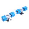1 Pair   Trucks and Wheels PU Longboard 3.2 Inch Trucks Wheels Combo Set for Cruiser Aluminum Alloy 55x45mm