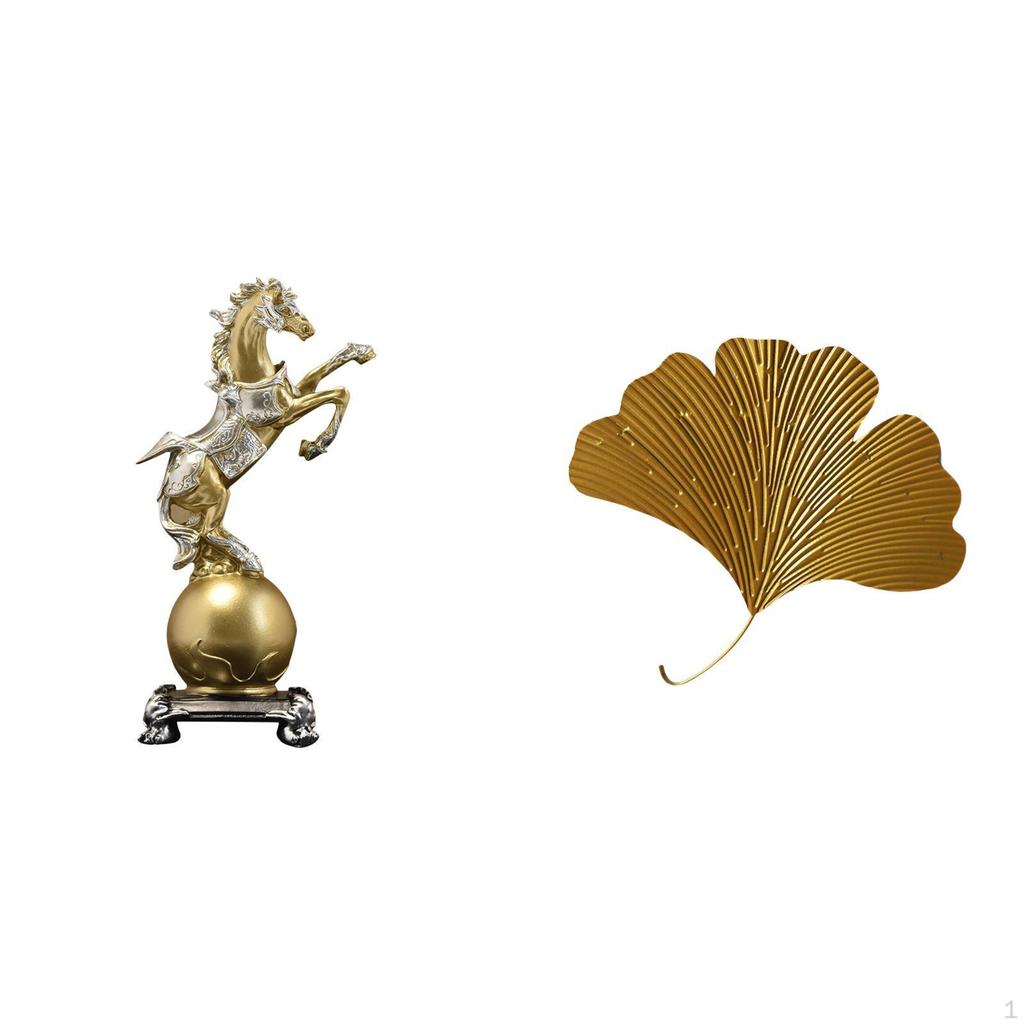 Modern Abstract Wall Sculpture Decorative Figurine Resin Art Craft Ornament for Centerpiece Shelf